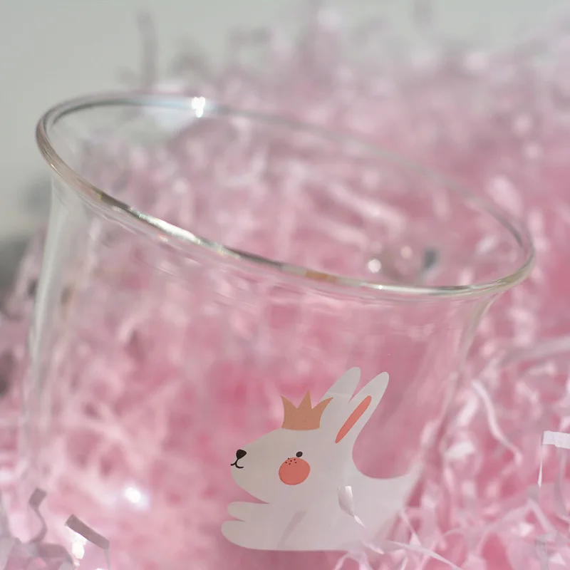 Японская Весенняя серия Fine Zakka Tuuli чашка из молочного стекла с короной и лебедем