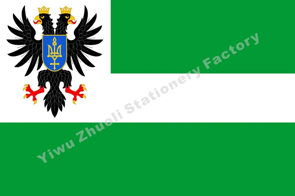 

Ukraine Chernihiv Oblast of Flag 150X90cm (3x5FT) 120g 100D Polyester Double Stitched High Quality Banner Free Shipping