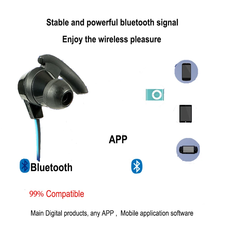 Baolyda беспроводные наушники Bluetooth гарнитура стерео спортивные магнитные для