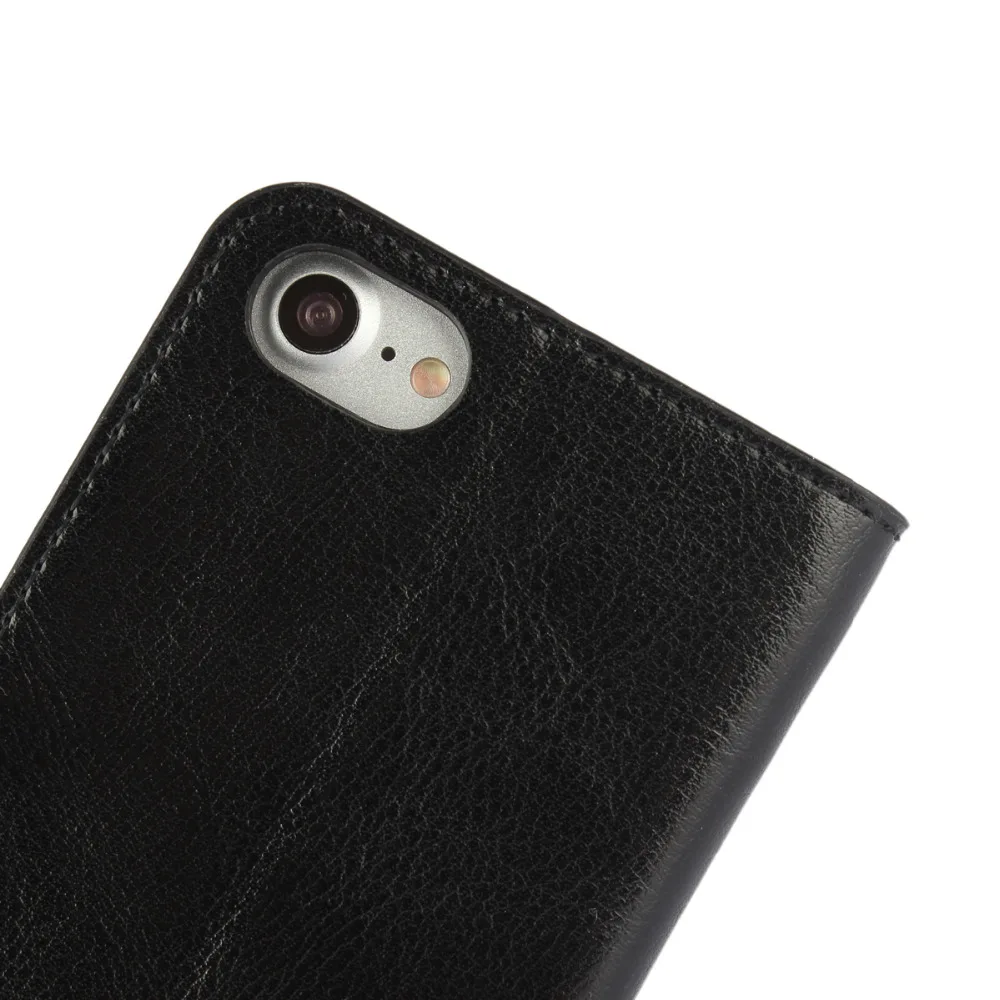 Роскошный чехол Coque 7 Plus из натуральной кожи для iPhone откидные Чехлы чехлы Capa Cose Etui