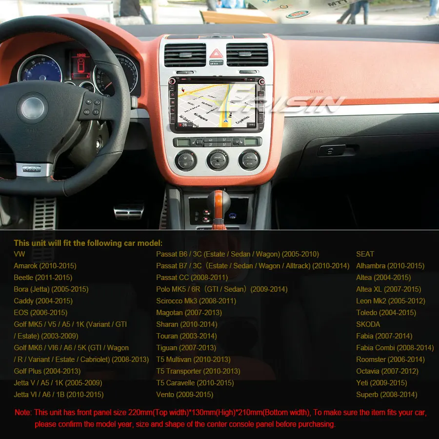 Erisin ES4985V " Android 9,0 автомобильный стерео DAB+ gps для Passat гольф Tiguan Polo T5 Touran