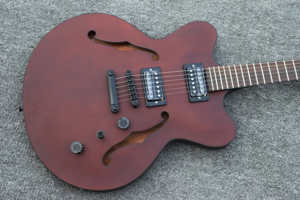 Новинка 2019 Заводская и атласная гитара Hofner jazz с полым корпусом тонкая