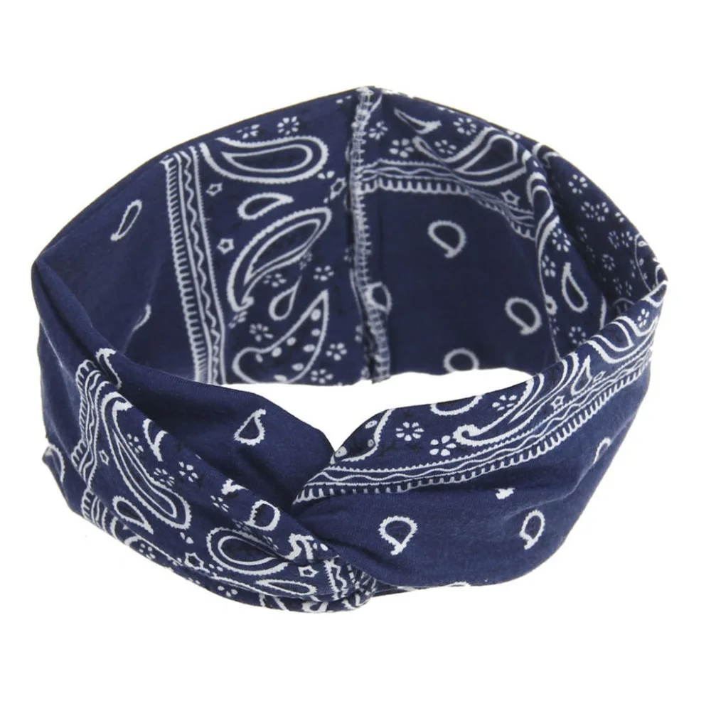 Women Bohemia Wide Stretch Headbands Headpiece Headwrap Turban Bandage Head band |