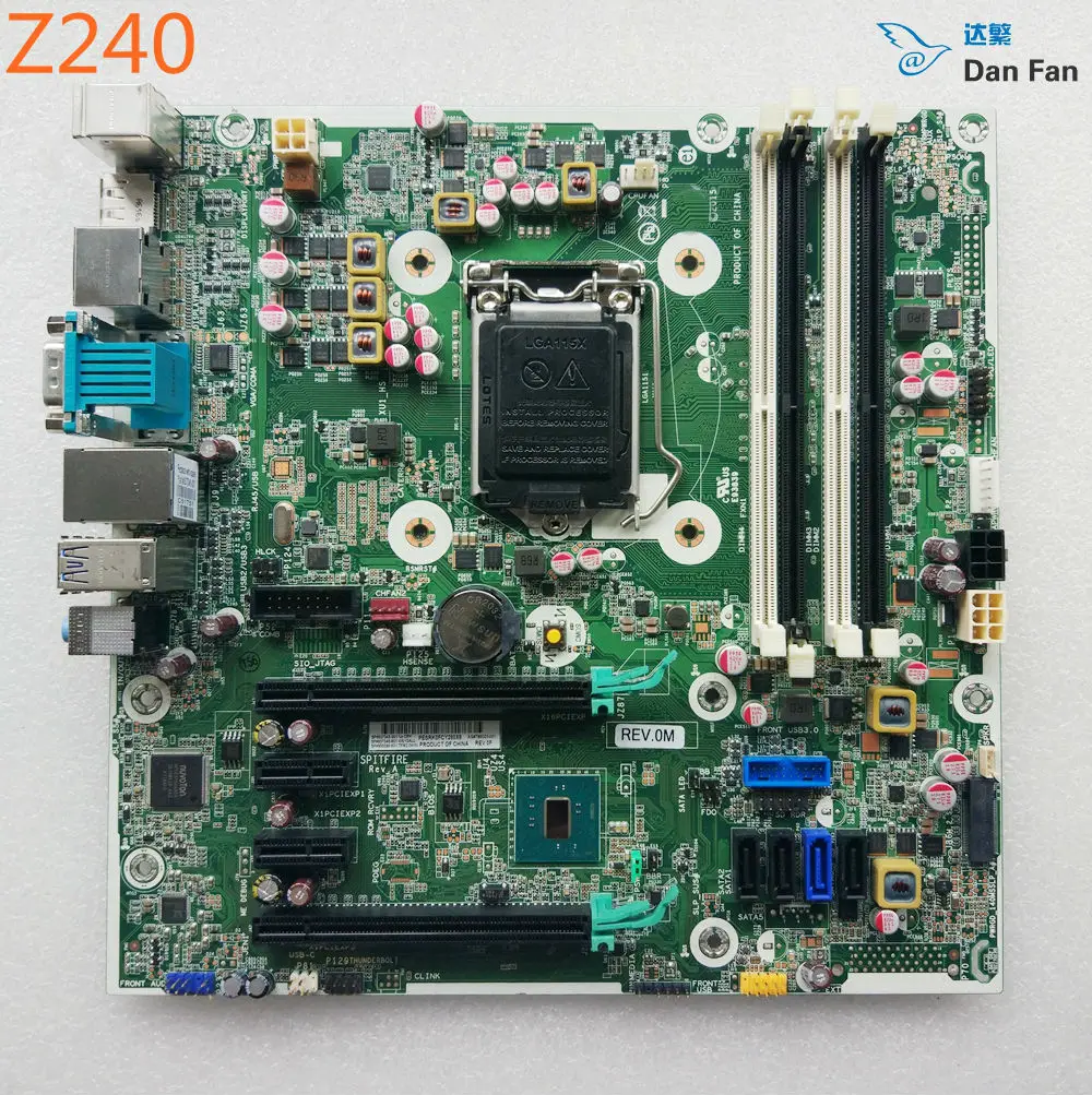 837345 001 для HP Z240 SFF настольная материнская плата 795003 601 LGA1151 100% протестированная