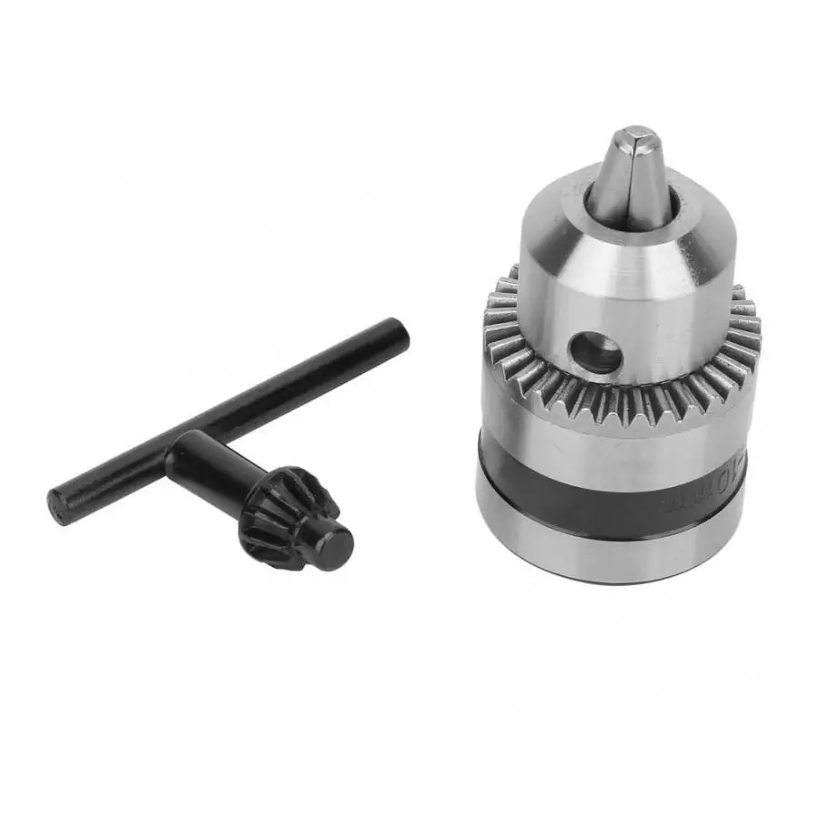 Mini Drill Chuck Wood Lathe Chuck 1.5-10MM B12 Drill Chuck Adapter Milling Tool Kit Type Drill Chuck Chuck Hex