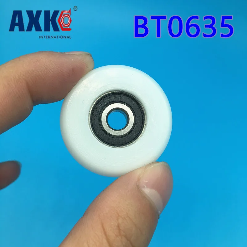 BT0635 SBT0635 626 2RS S626RS нейлоновый подвесной/шарикоподшипник с колесиком шкива для