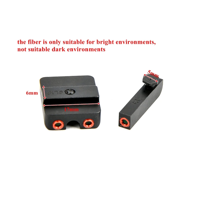 HD XR Sight реальный красный зеленый волоконно оптический передний с боевой задней