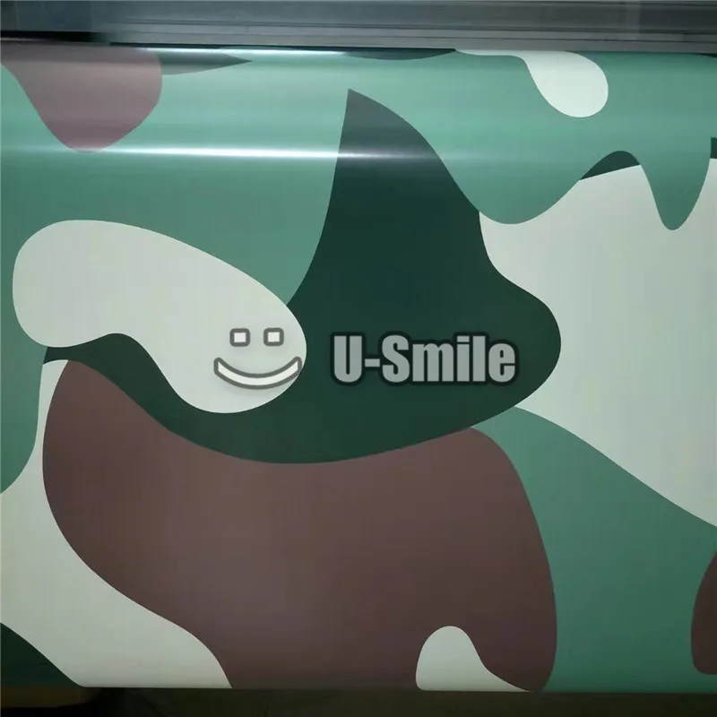 

Jumbo Jungle Camouflage Vinyl Wrapping Film For SUV TRUCK Jeep