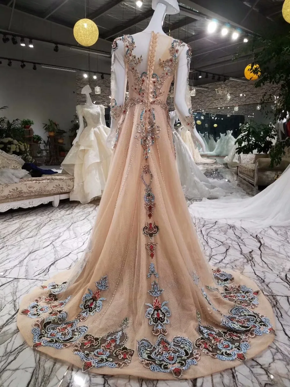 Angel Tree Top Design Sheath Ever Pretty Dresses Full Beading Crystal Pattern Tailored Formal Long Women Evening Dress 2018 | Свадьбы и