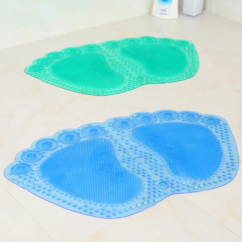Коврики для ванной с принтом ног коврик мытья нескользящий туалета и душа