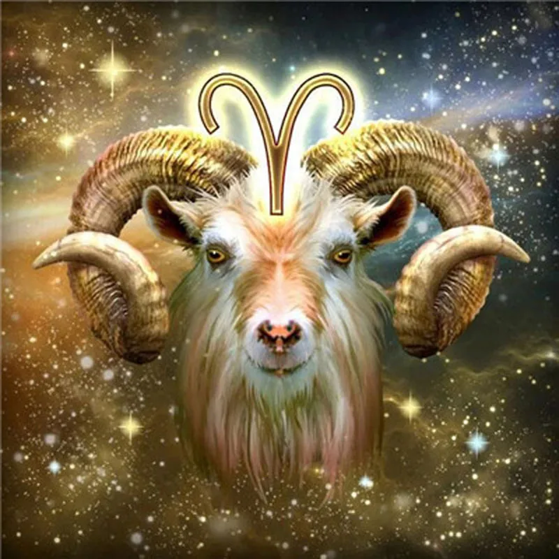 

5D Diamond Painting Aries full drill square/round icon Diamond embroidery Sale constellation Mosaic rhinestone picture gifts