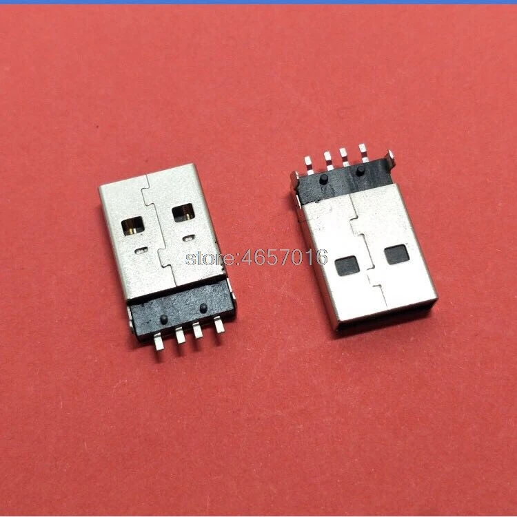 Штекерный разъем USB PCB 180 градусов SMT SMD штекерные разъемы|Соединители| |