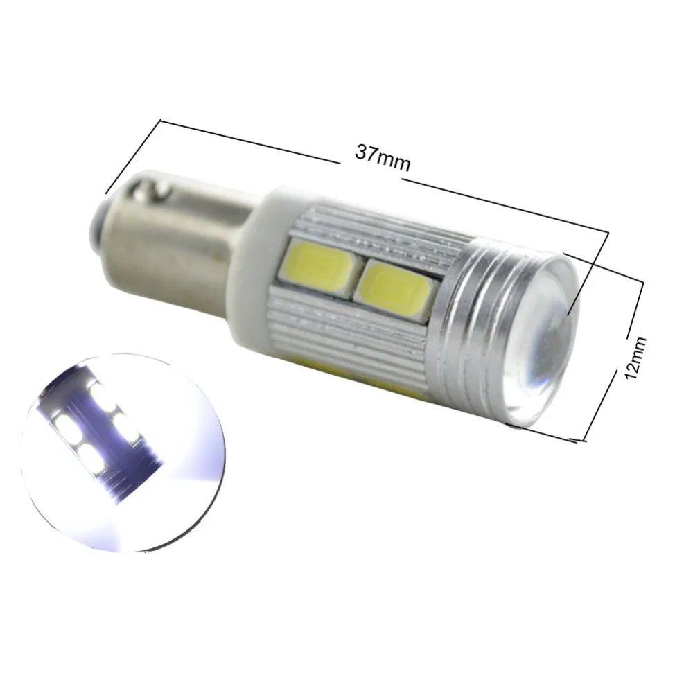 2 шт. белые светодиодсветодиодный лампы BA9S T4W BAX9S H6W BAY9S H21W 5630-10SMD | Автомобили и