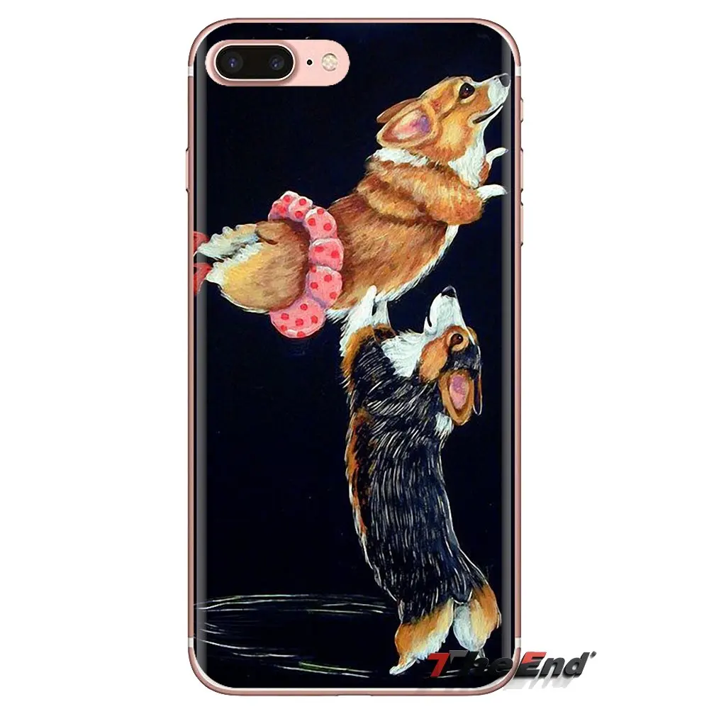 Прозрачные чехлы из ТПУ для iPod Touch Apple iPhone 4 4S 5 5S SE 5C 6 6S 7 8 X XR XS Plus MAX Pembroke Welsh Corgi Dog puppy |