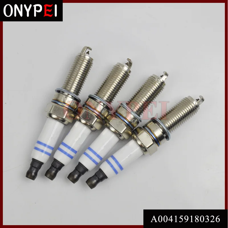 Свеча зажигания Iridium A004159180326 4 шт./лот для Mercedes Benz W203 R171 W164 CL203|Свечи и запальные