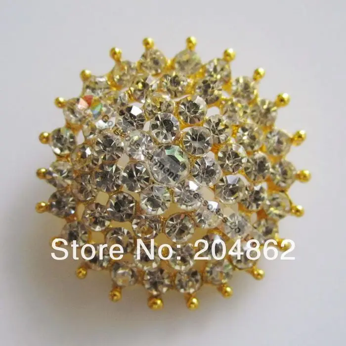 25 мм круглый горный хрусталь пуговицы жемчужный кристалл AB Бриллиантовая