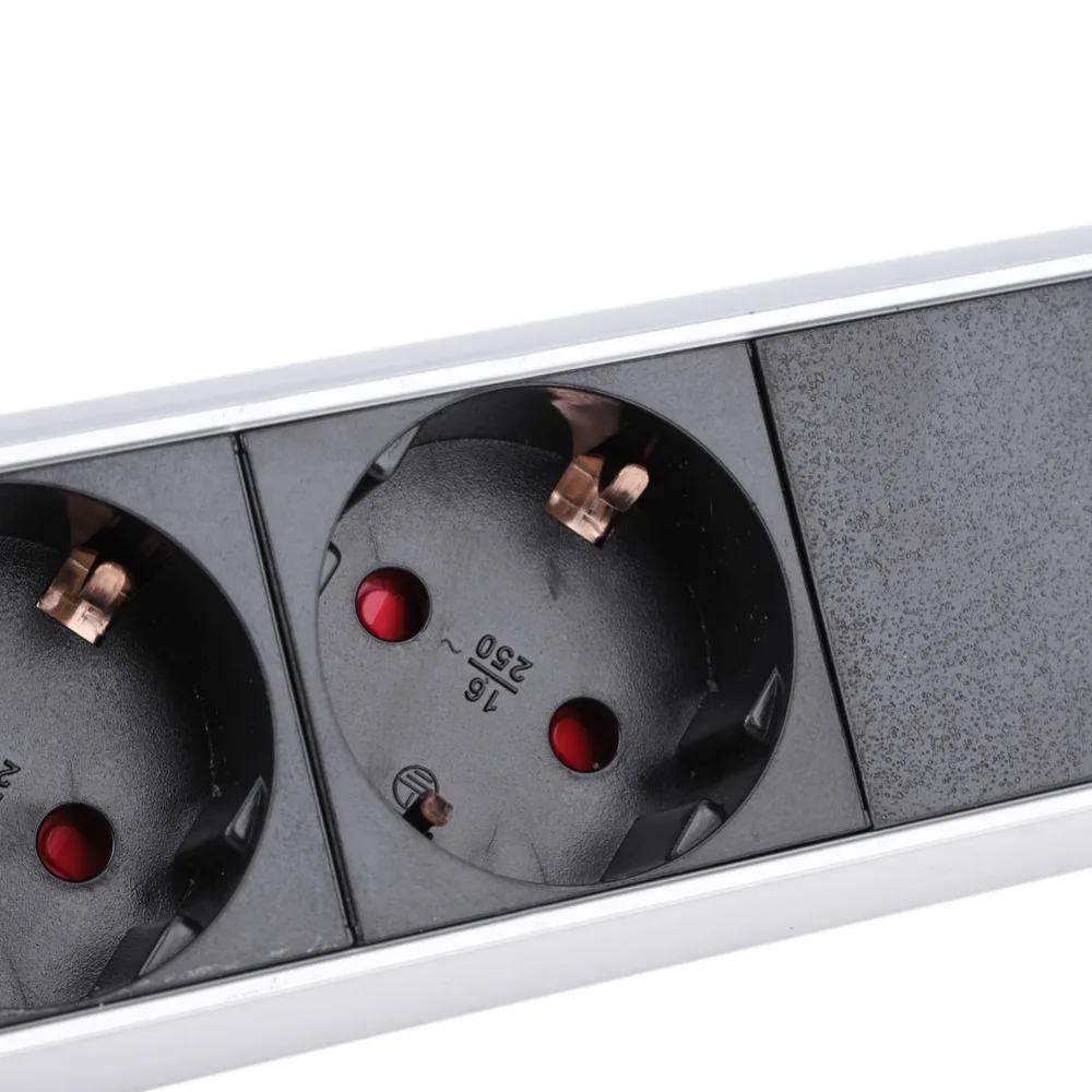 Выдвижная электрическая розетка 3/4 розетки 2 USB питания кухонная настольная для