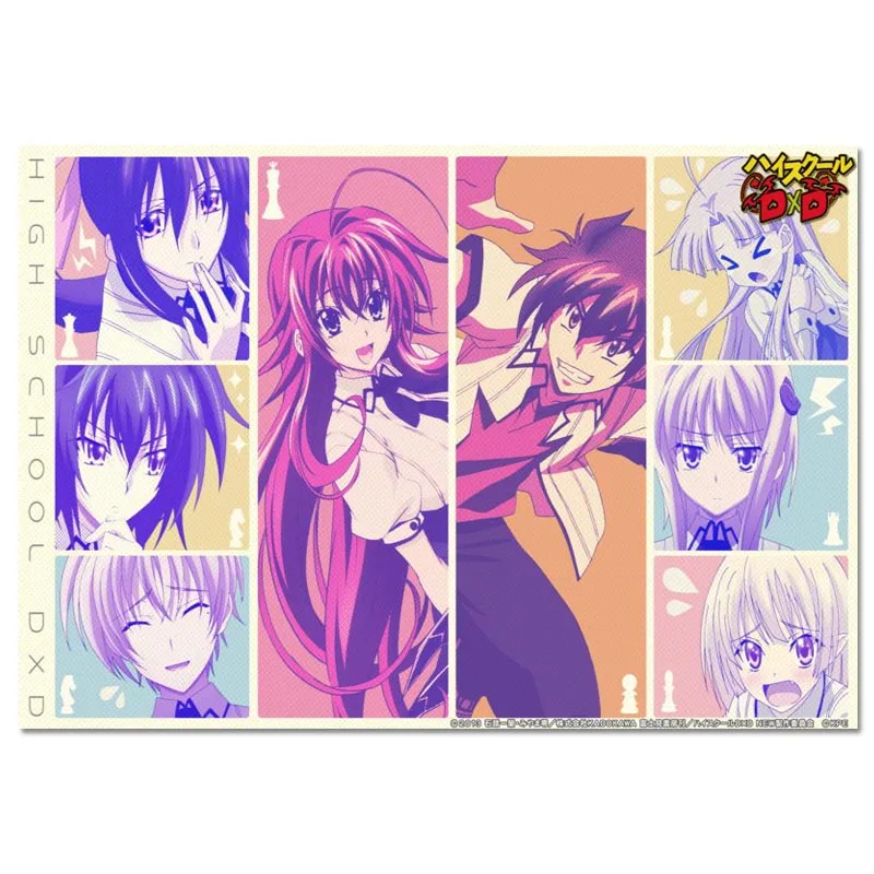 Школьная DxD BorN постер на заказ холст художественная отделочная ткань для дома