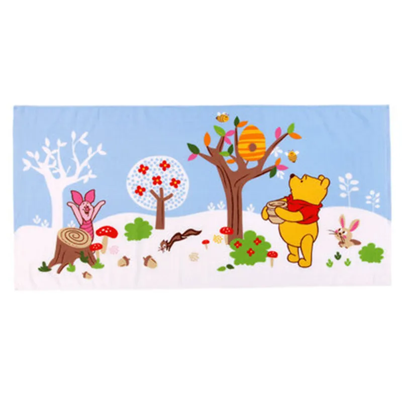 Disney Winne the pooh Супер Большое банное полотенце пляжное 70x140 см мягкое удобное