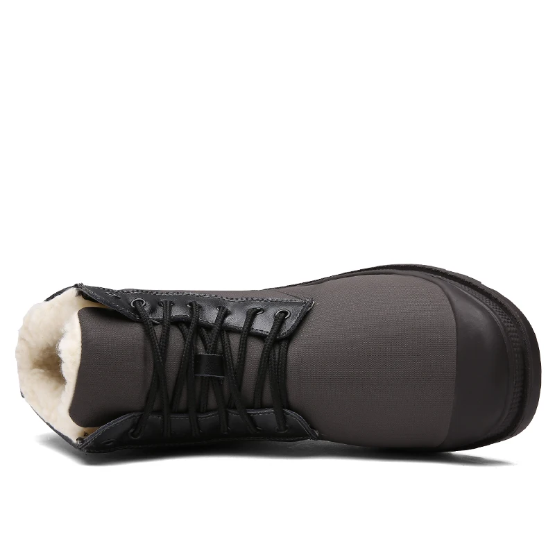 Мужские ботинки повседневная мужская обувь зимняя модная зимние теплая рабочая