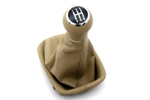 

Auto Gear Knob & Shift Boot (Beige) for Audi A6 C5