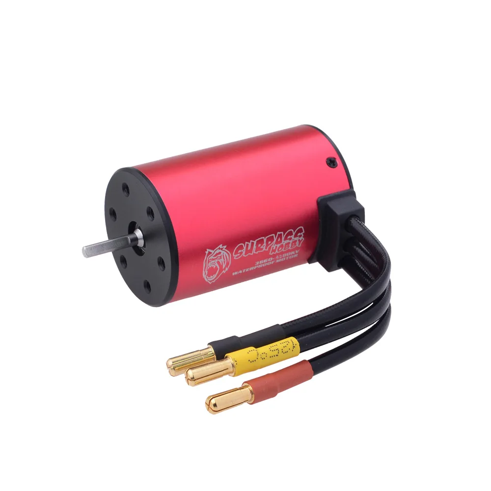 SURPASS HOBBY 3660 3100KV 4200KV 2S 5mm Shaft Brushless Motor Waterproof Sensorless for 1:10 RC Drift Off-road Climbing Car | Игрушки и