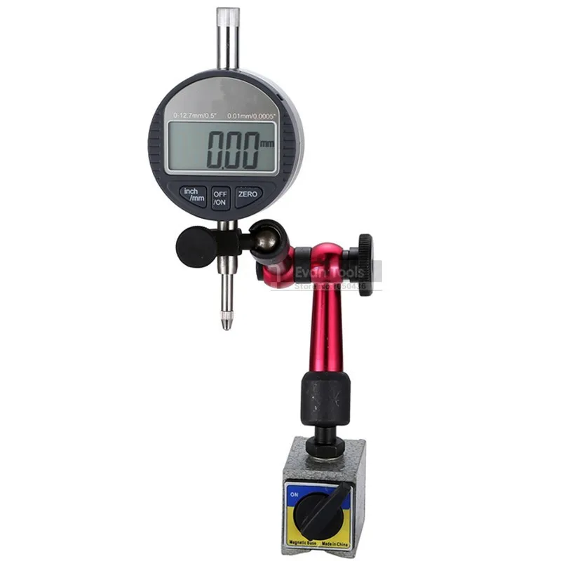 Цифровой циферблат индикатор 0 12 7 мм/0 01 дюйма 2 шт.|indicator position|indicator housingindicator level |
