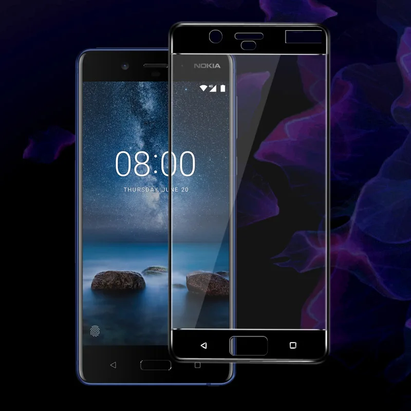 Imak Защитная пленка для экрана Nokia 8 полное покрытие из закаленного стекла Nokia8 Dual Sim