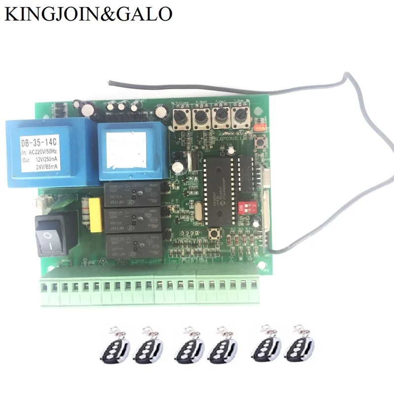 AC220V PCB монтажная плата контроллера для раздвижных ворот открывалка двигателя
