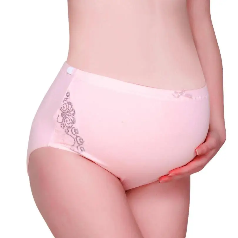 Excellent maternity underwear panties Cotton Pure Color plus size for women pregnancy lingerie cueca |