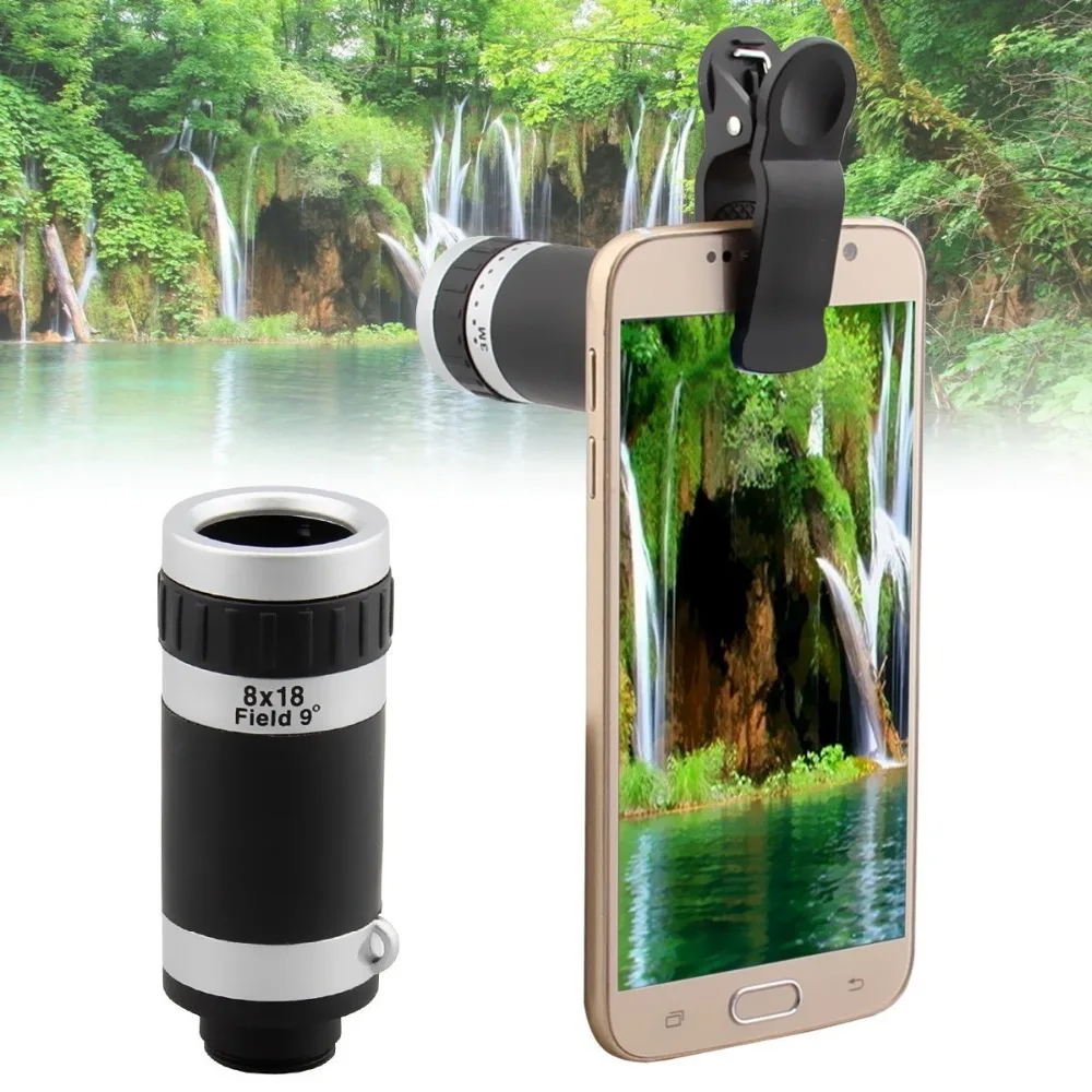 HD Clip On 8X Zoom Telephoto Lens Camera Phone Lenses Telescope Lentes For Xiaomi redmi 4 4X note4 MI5 5C MI5S MI6 NOTE2 MIX|phone lenses|lenses