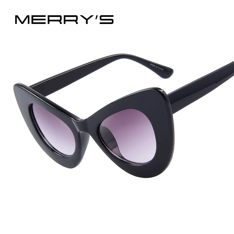 Для женщин ретро в форме кошачьих глаз солнцезащитные очки Брендовая