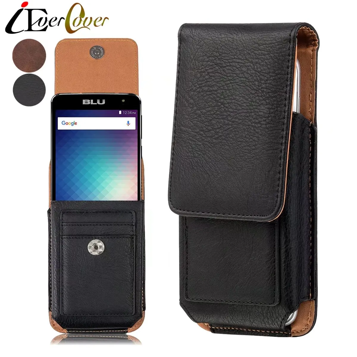 Premium Vertical Leather Case Holster Cover w/ Swivel Belt Clip for Blu Studio XL 2 Energy Neo Phone Pouch Bag Capa|leather case|phone pouchbelt clip