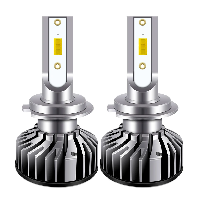 Linterna фонарик del coche de H7 светодиодный H4 H1 H11 H3 H13 H27 880 9006 9007 72 W 8000LM 6500 K 12 V 24 Авто Faro COB