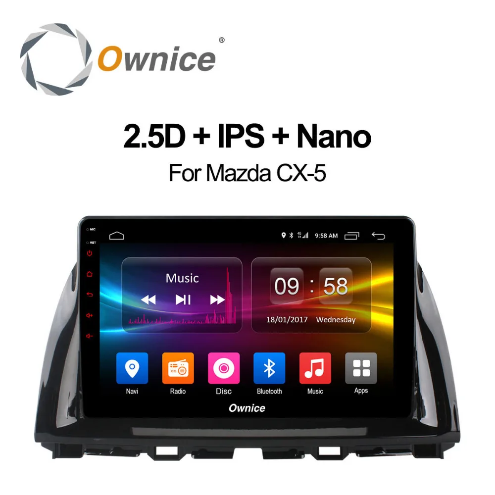 Ownice c500 + Android 8 1 для Mazda CX 5 2012 2015 автомобильный DVD плеер ядер 2 гб озу 4G LTE WIFI BT GPS карта