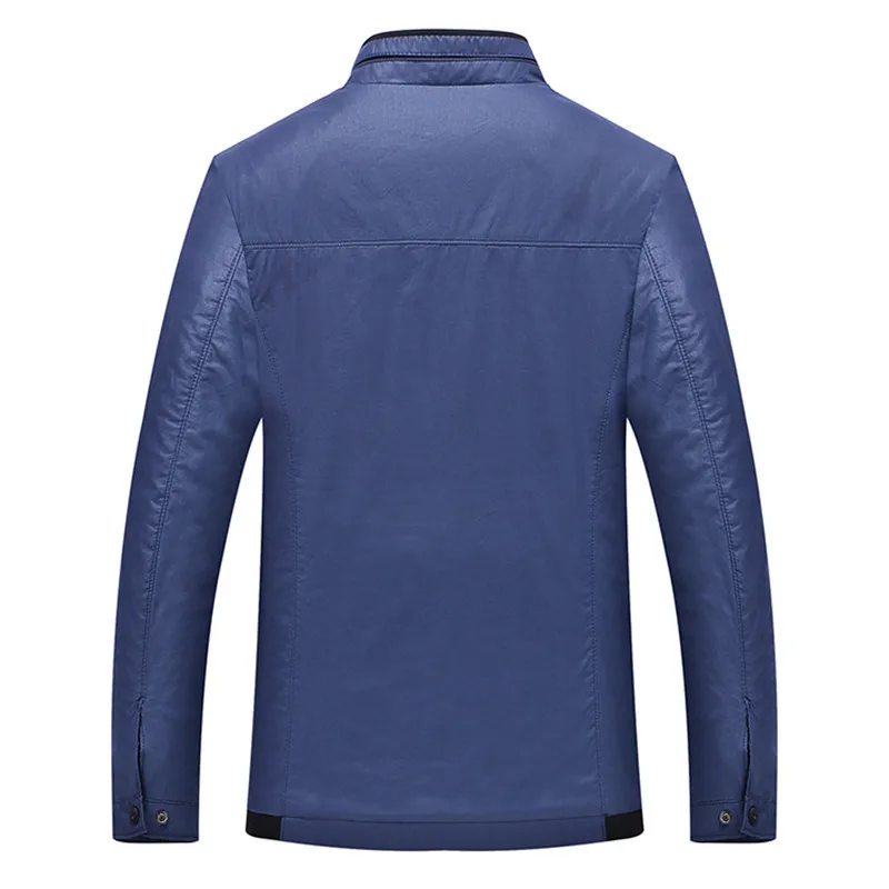 Новый 8XL 7XL 6XL 5XL Для мужчин куртка мужской пальто Повседневное Slim Fit мандарин
