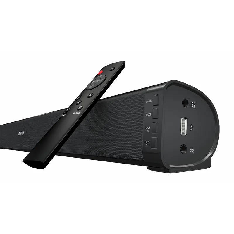 OKEPOO Bluetooth ТВ Саундбар 29,5 ''2,0 канальный аудио стерео 40 Вт Оптический RCA 3D объемный домашний кинотеатр система настенное крепление