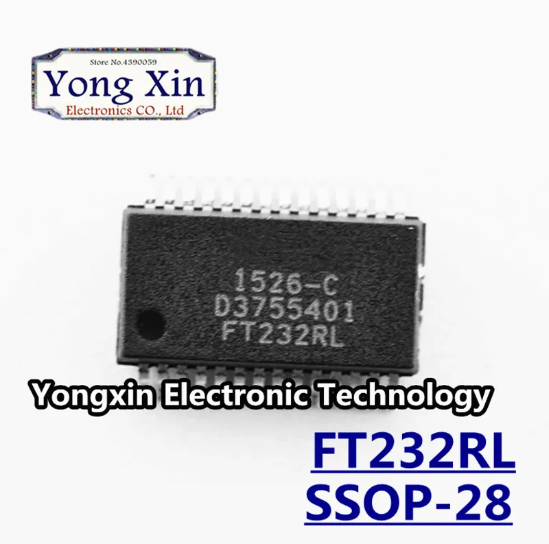 5PCS FT232RL SSOP28 FT232 SSOP SMD USB UART ( - Serial) I.C. | Обустройство дома