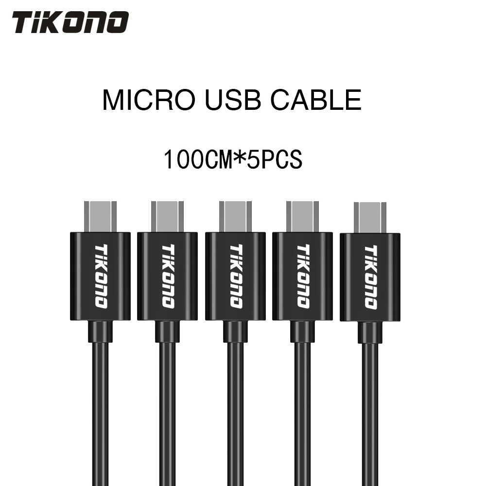 Кабель Micro USB Tikono 5 шт./лот 1 м кабель для синхронизации данных и зарядки телефонов