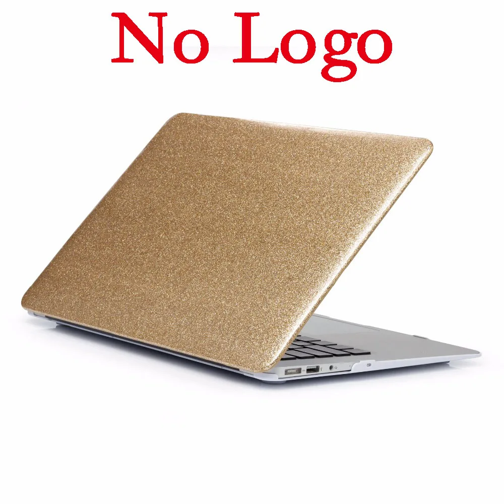 Жесткий блестящий чехол для ноутбука Apple Macbook Air Pro retina 1" 12" 1" 15" чехол для Mac book New Air Pro 13," 15,4" Touch Bar - Цвет: No Logo Gold