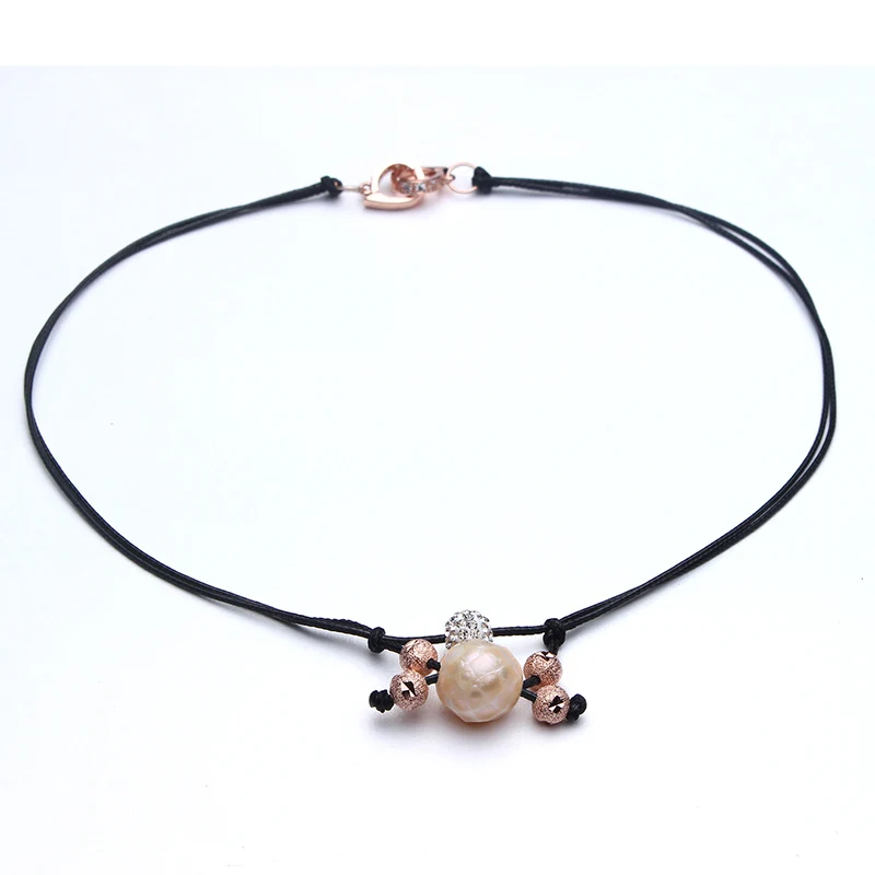 2017 новая мода большой жемчуг DIY ювелирные изделия для женщин девушек веревка