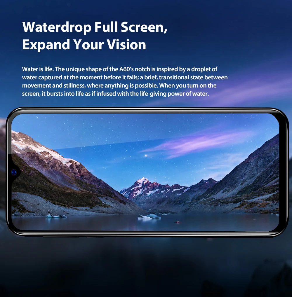 Blackview A60 смартфон 4080 мАч Android 8,1 13 МП Двойная камера мобильный телефон MT6580A четырехъядерный 6," экран капли мобильный телефон