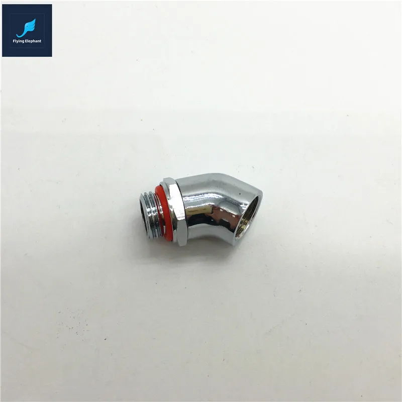 1 шт. G1/4 ''водяное охлаждение пагода с углом обзора 45 градусов медный