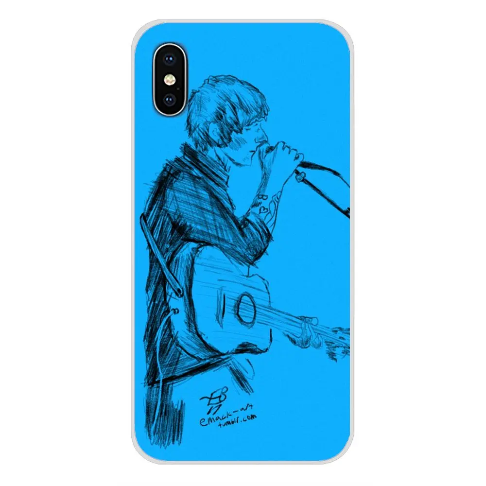 Для Apple iPhone X XR XS MAX 4 4S 5 5S 5C SE 6 6S 7 8 Plus ipod touch Hot Ed Sheeran аксессуары чехлы для