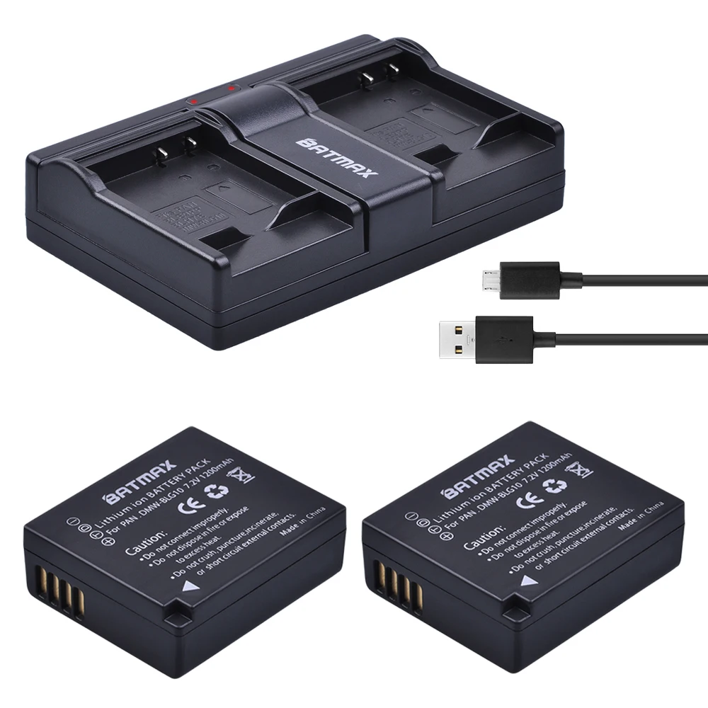 Аккумуляторная батарея Batmax 2 шт. двойное USB-зарядное устройство для смартфонов