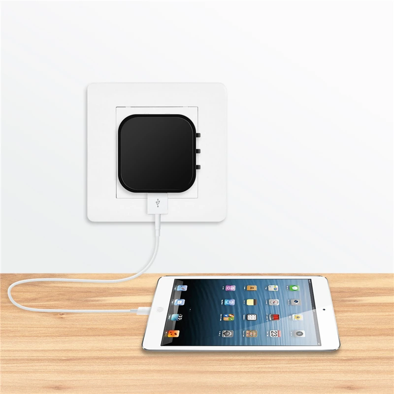Turata Universal Travel Зарядное устройство 2-Порты и разъёмы Быстрая зарядка все в одном USB