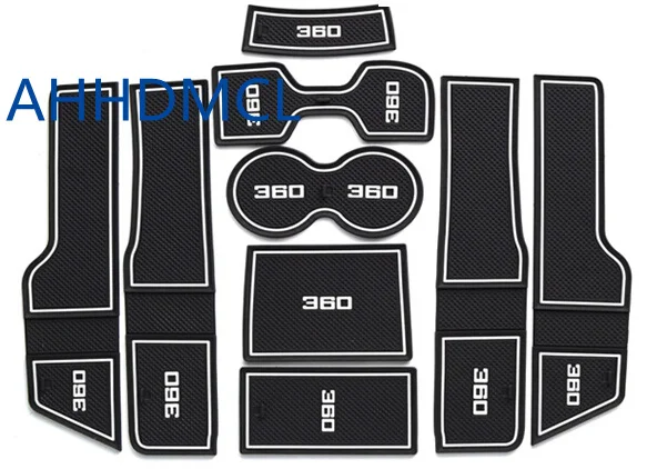 

Car Door Groove Mat Gate Slot Cup Armrest Storage Pad For Roewe 360