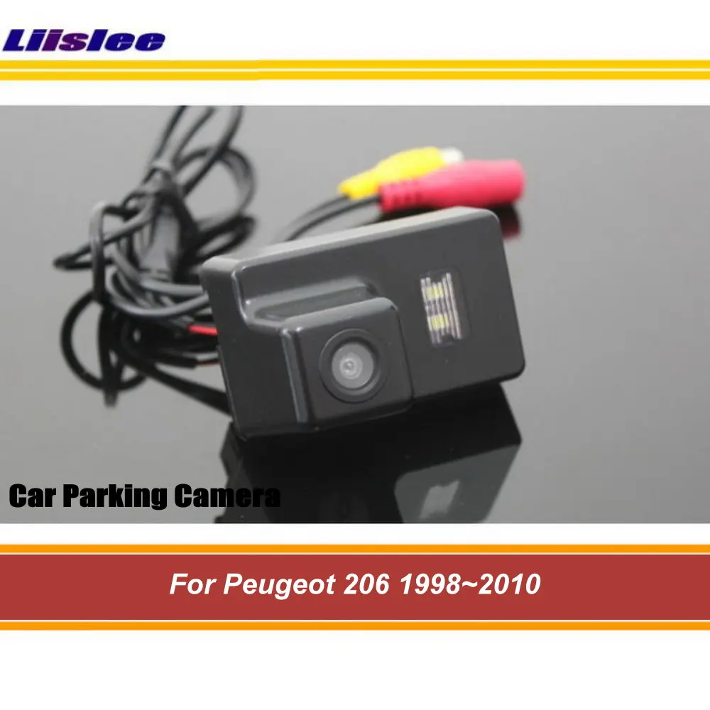 

For Peugeot 206 1998-2010 Car Rear View Camera Back Parking Auto Accessories HD CCD NTSC RAC Integrated Dash Cam Kit