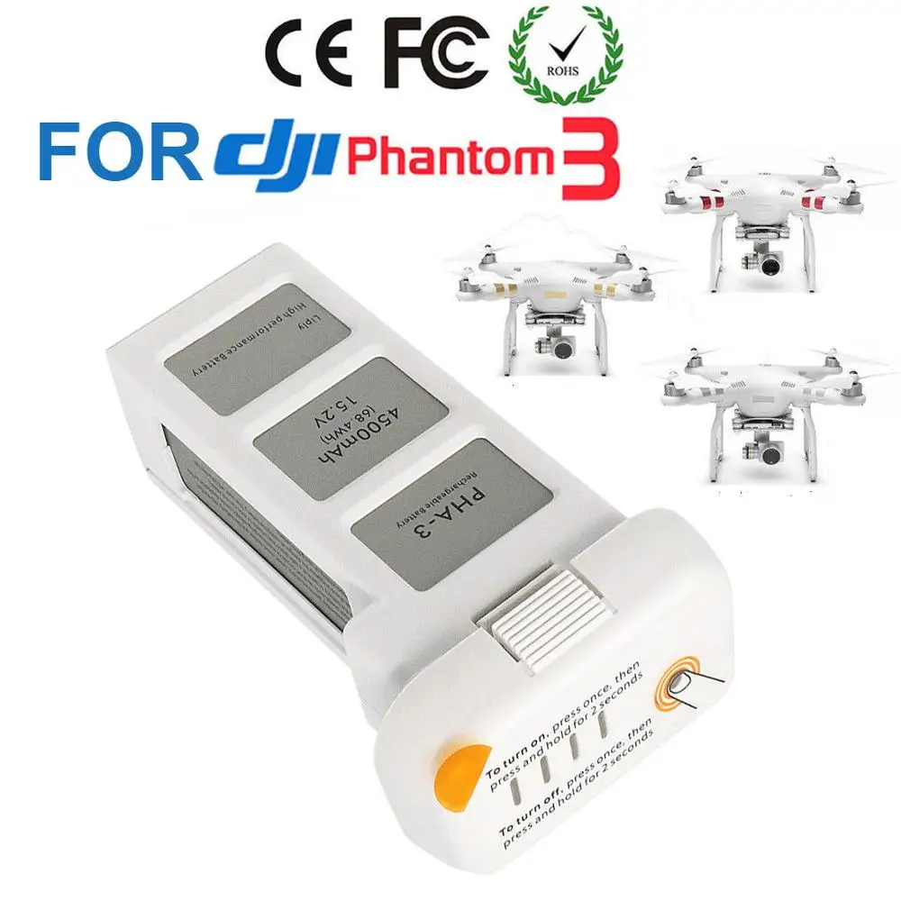 Аккумулятор LiPo для DJI Phantom 3 SE 4500 мАч 15 2 в 4S | Электроника