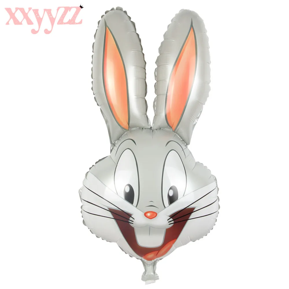 XXYYZZ Багз кролик голова фольги животных шары мультфильм Looney мелодии баллоны